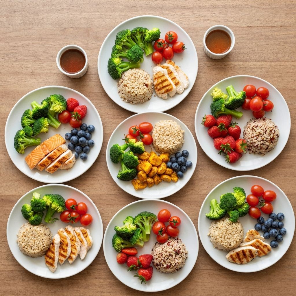 Balancing meals across the week